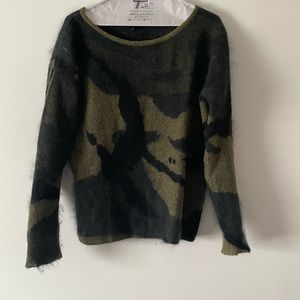 Rag and Bone cammo sweater